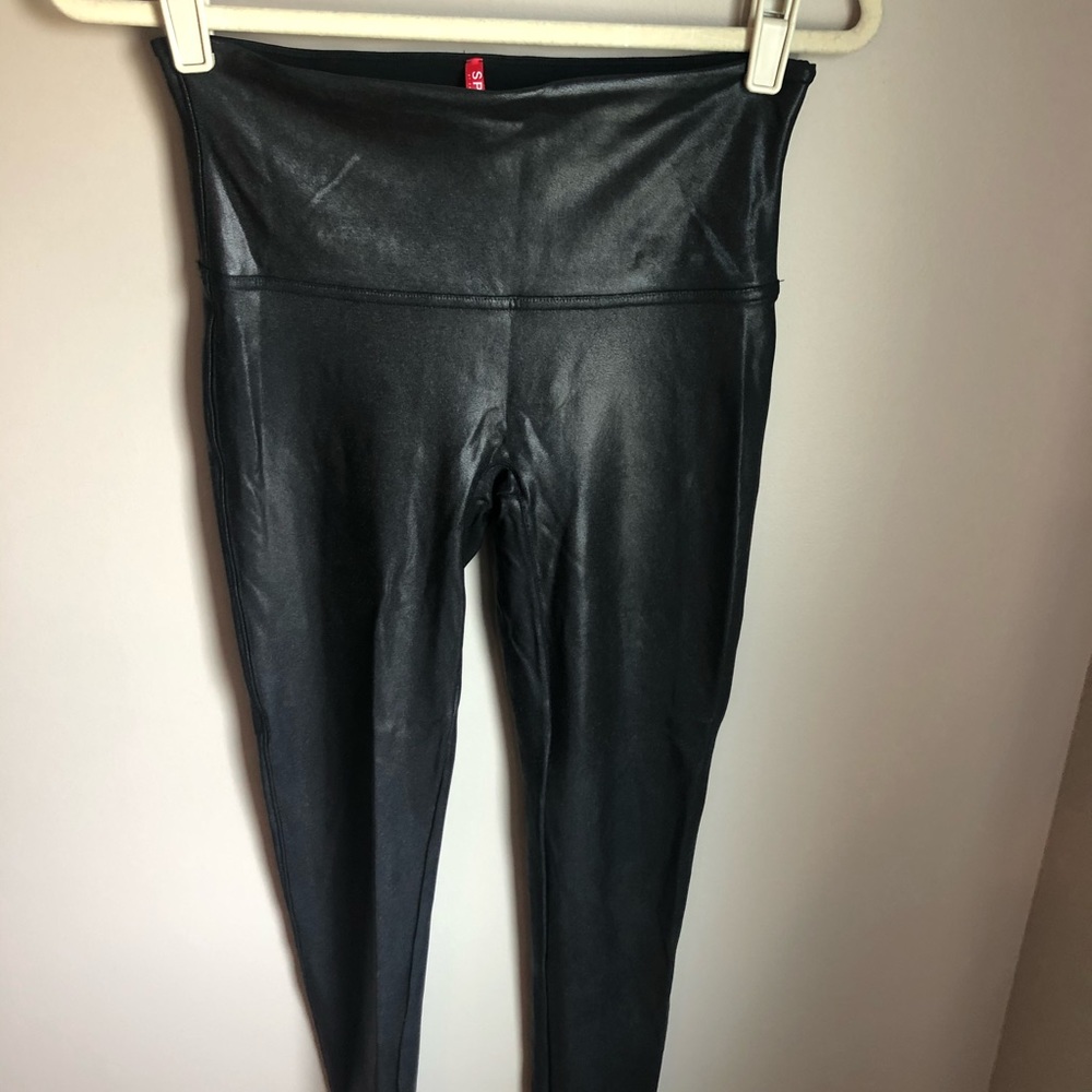 Spanx faux leather leggings